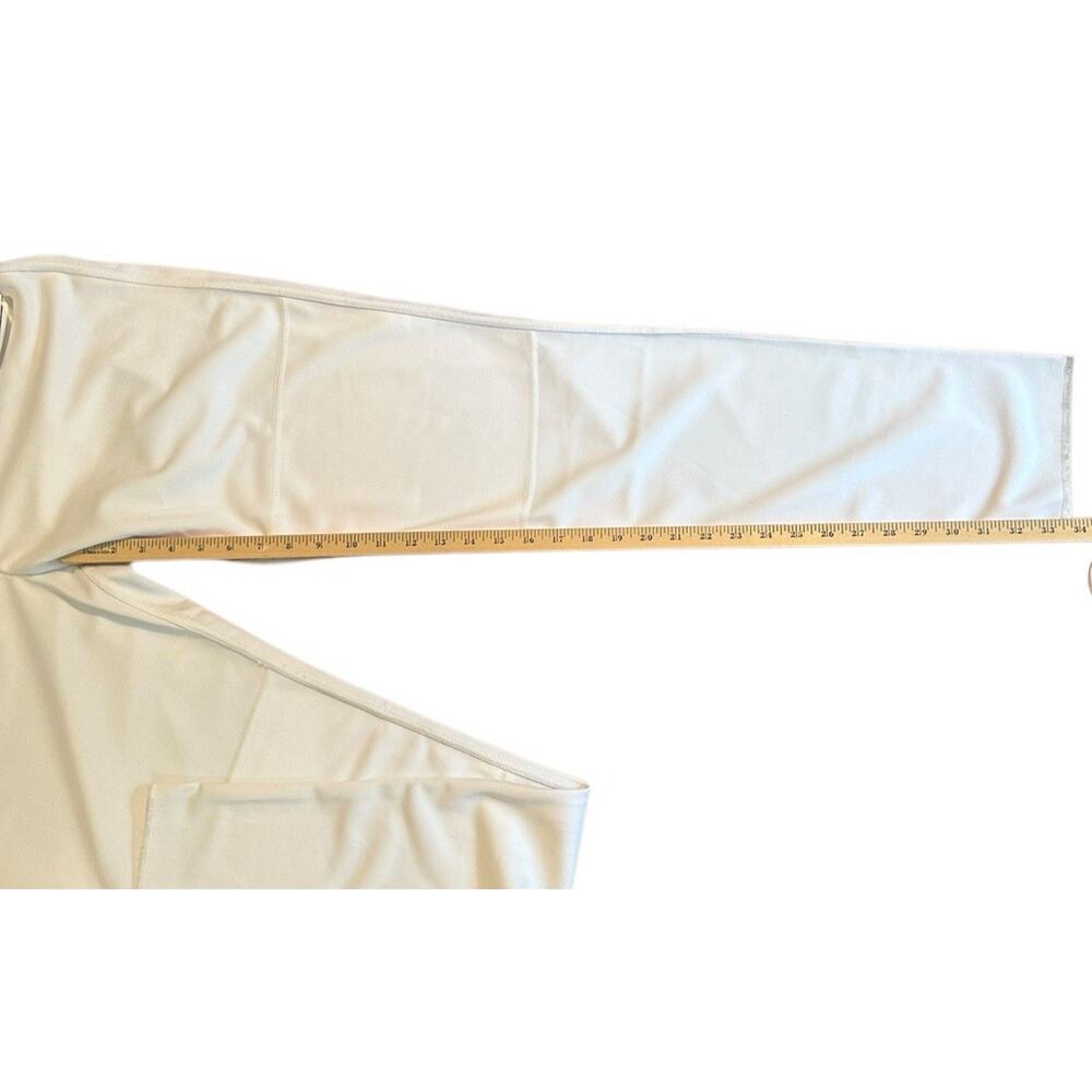 NEW White Wilson Baseball Pants Relaxed Full Leg Wicking Elastic Waist Men's LRG - Picture 6 of 7